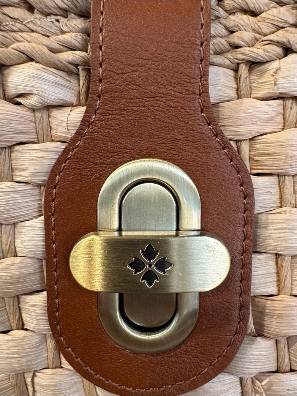 Patricia Nash Tote with Brown Leather Trim